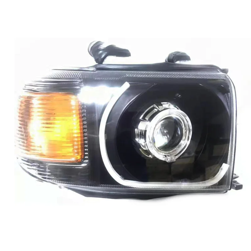 HID Ксеноновые двойные линзы фары в сборе для land cruiser FJ Cruiser 4500 4700 LC70 LC75 LC76 LC79 LC71 Ангел глаз головная лампа