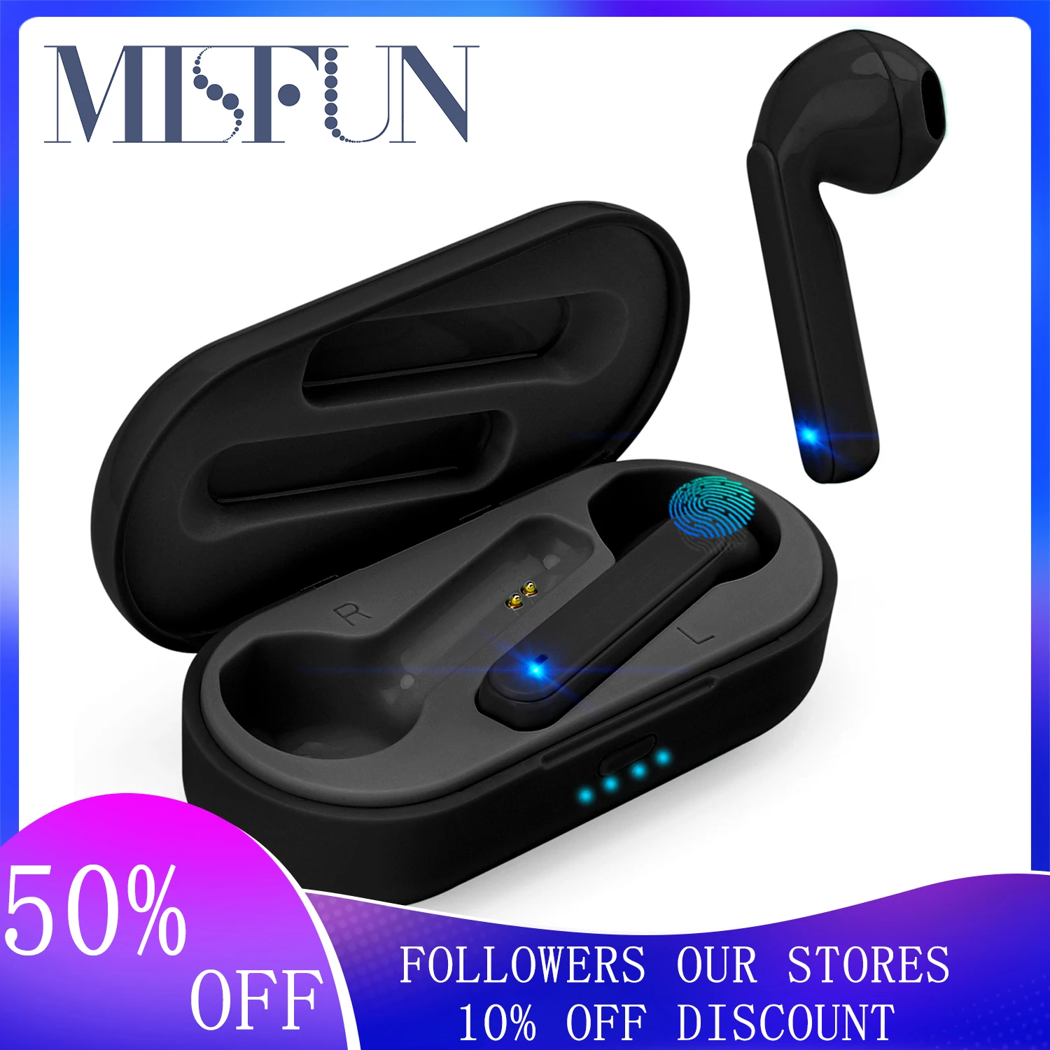 Comprare TWS auricolare Bluetooth 5.0 Vero cuffie Senza Fili auricolare Bluetooth Impermeabile Per Il CONTROLLO di QUALITÀ xiaomi redmi Wireless T3 Cuffie