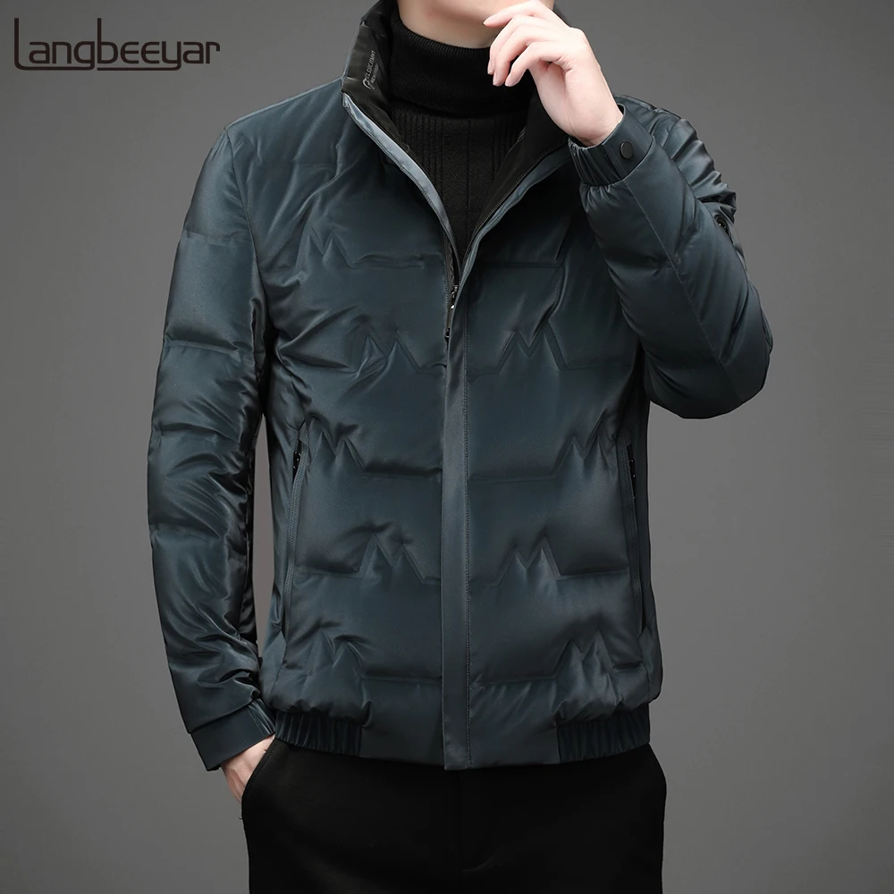 Новинка 2021 года! Новый бренд повседневный модный толстый теплый пуховик Мужская парка ветровка мужская