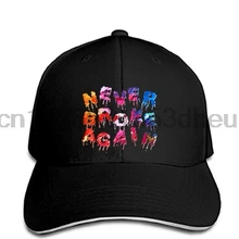 Никогда не сломалась снова красочные черные бейсболки snapback шляпа остроконечная