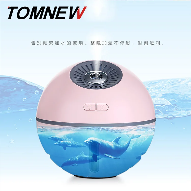 

Space Ball Humidifier Four-in-One Multi-functional LED Light Mobile Power Small Fan USB Humidifier Car Mounted Humidification