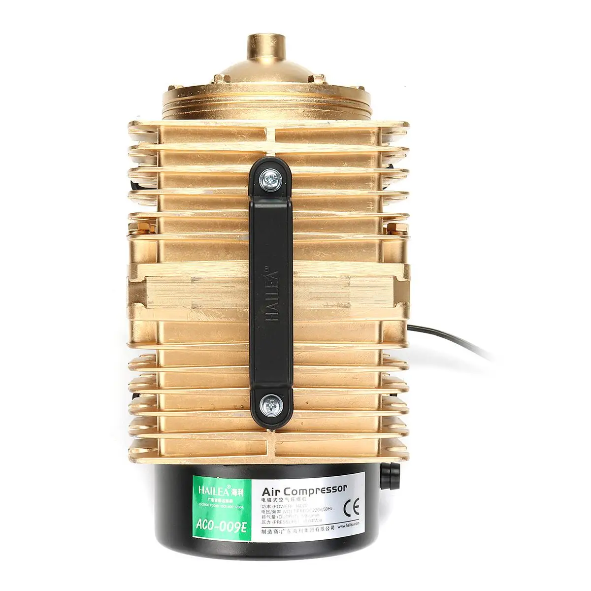 160 Вт 220 В 140 л/мин электромагнитный воздушный компрессор насос аквариум с подачей кислорода пруд компрессор гидропоники воздушный насос ACO-009E