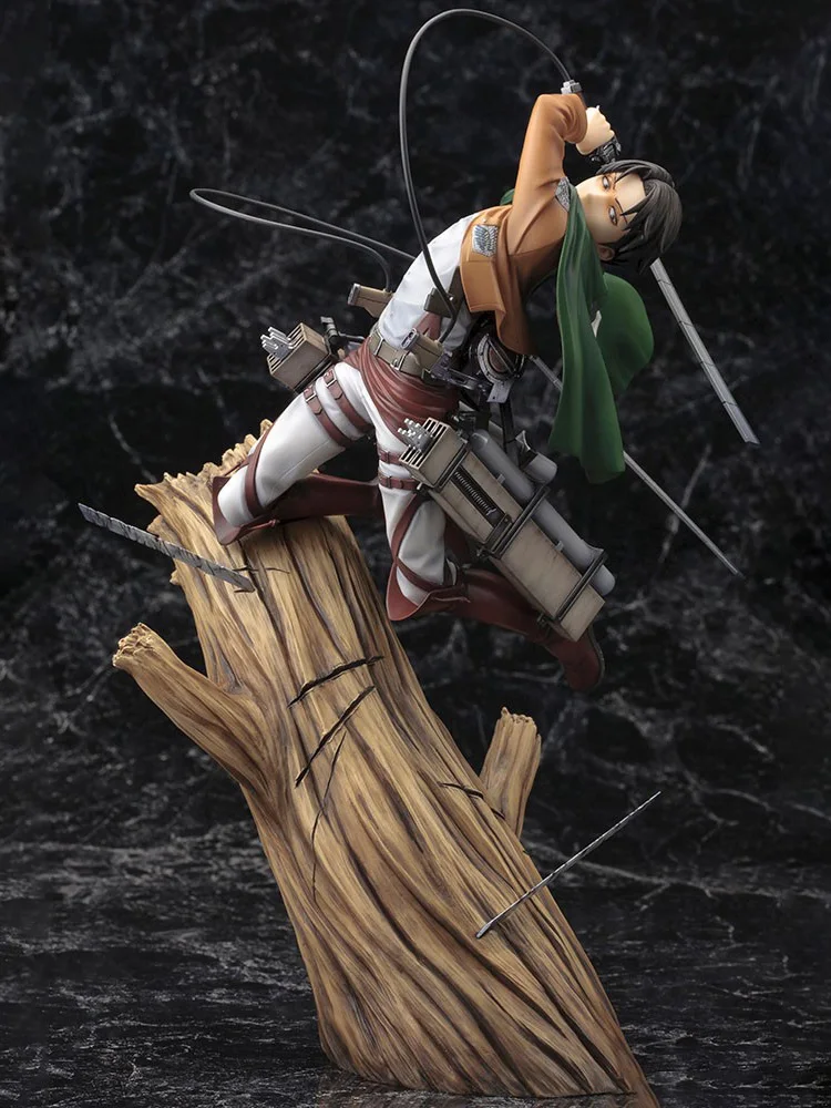 Аниме атака на Титанов Artfx J Levi Ackerman Eren Mikasa обновление Ver. ПВХ фигурка Rivaille Статуя