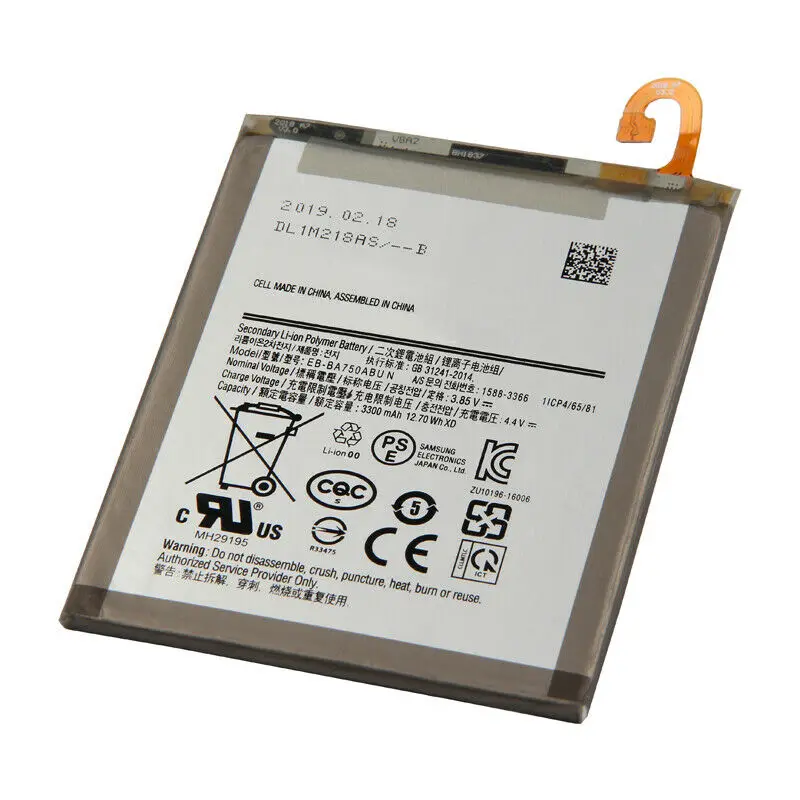 Телефон Батарея EB-BA750ABU для samsung A7 версия A750 A10 SM-A730x 3300 МА-ч