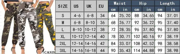 Женские камуфляжные брюки карго, повседневные штаны, военные армейские камуфляжные штаны, свободные штаны для бега, женские спортивные штаны