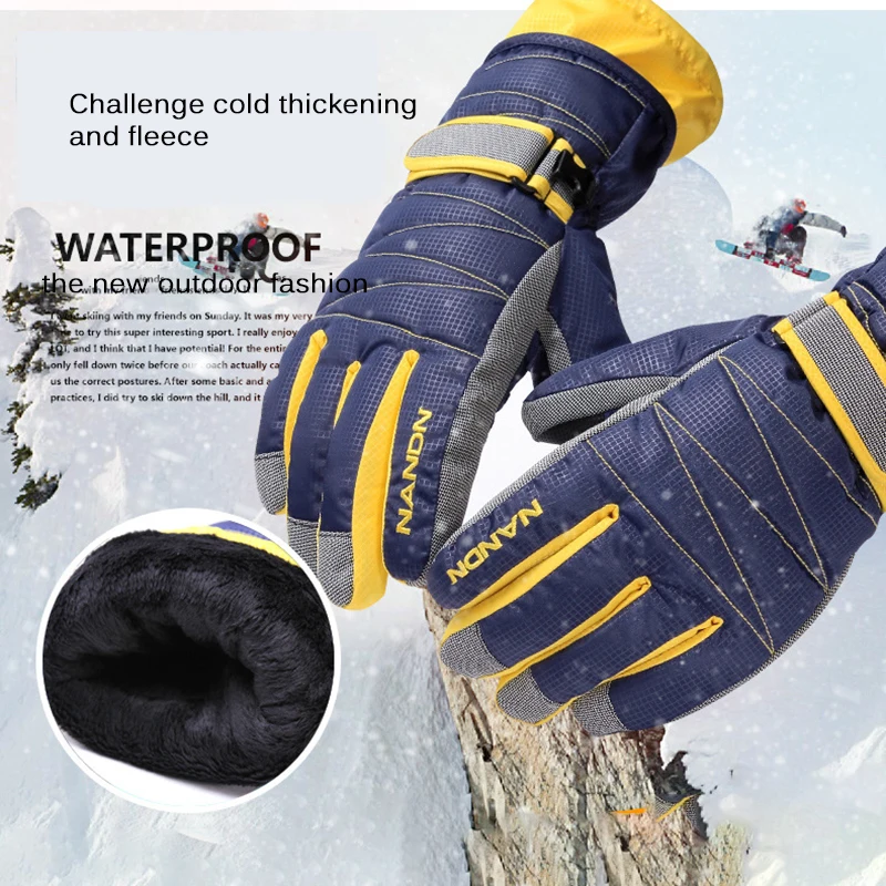 Winter Warm Gloves outdoor activity Mountaineering Snowboard Men Women