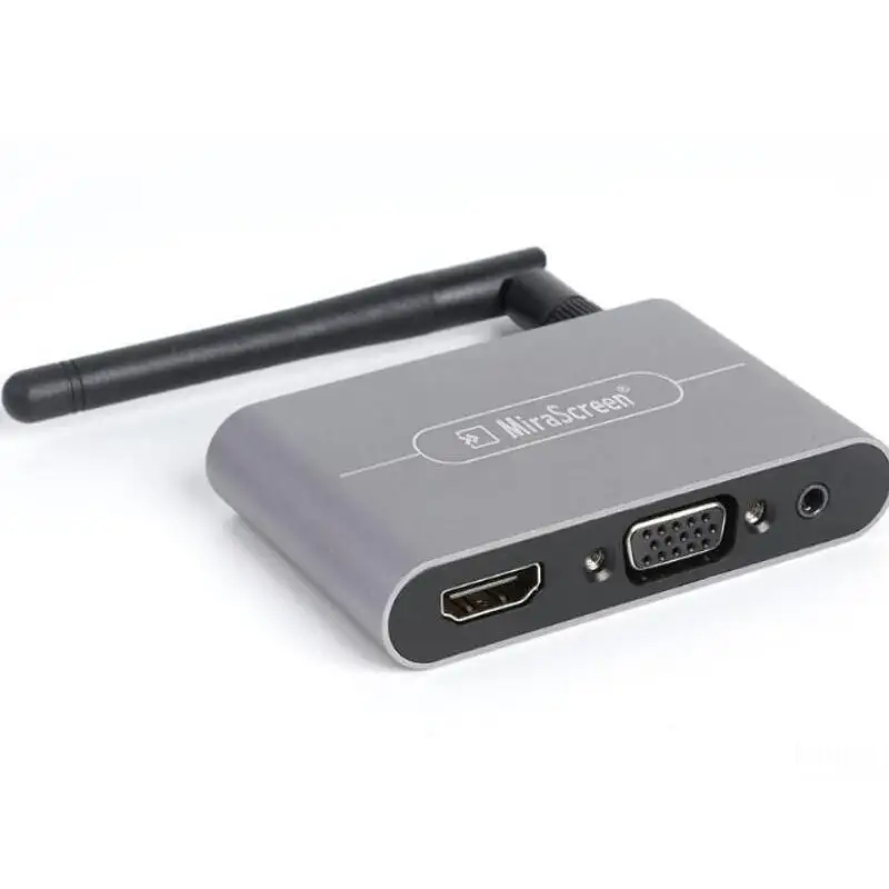 Mirascreen wireless HDMI VGA Mirror Box wifi display Dongle Tv Stick Miracast Airplay Media Stream