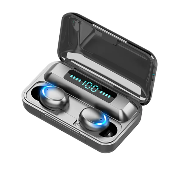 BLACK CBAOOO TWS Bluetooth наушники стерео True Bass Беспроводные Bluetooth 5,0 наушники с микрофоном Handsfree наушники AI управление для xiaomi - Цвет: BLACK