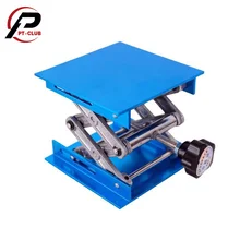 Plataforma Elevatória Mesa de Laboratório Jack Tesoura Plataforma Roteador Mesa Bancada de Trabalho Elevador para Carpintaria de Laboratório Ferramentas de Carpintaria