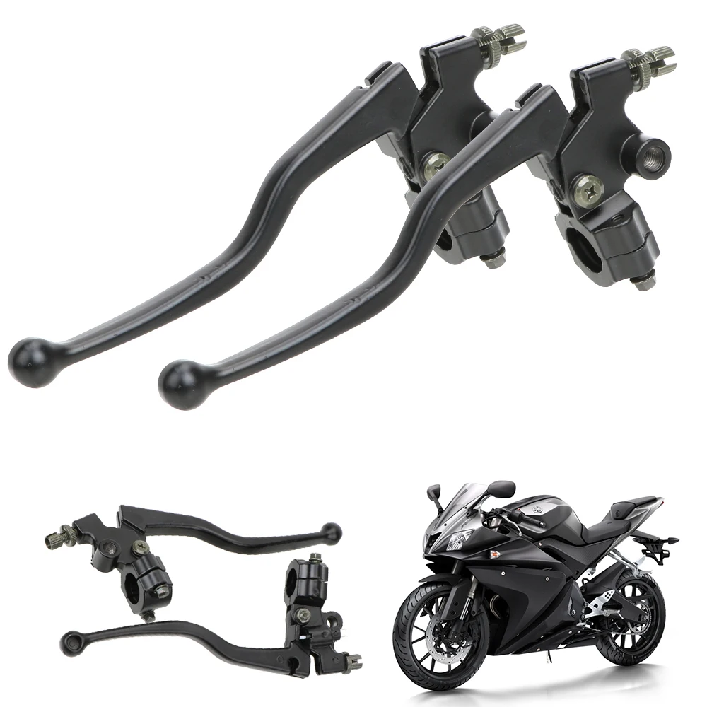 Leepee 1 Pair Motorcycle Brake Clutch Levers Handlebar Clutch Lever
