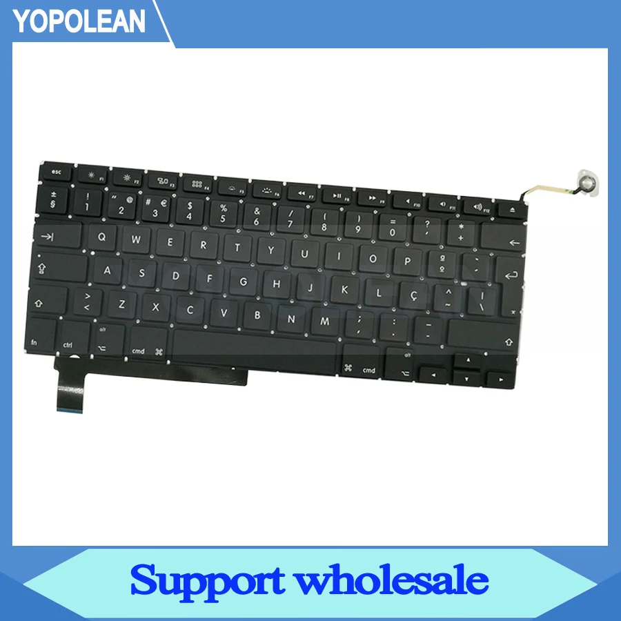 Португальская клавиатура 3 шт./лот для Macbook Pro Unibody 15 дюймов A1286 2009 2010 2011 2012