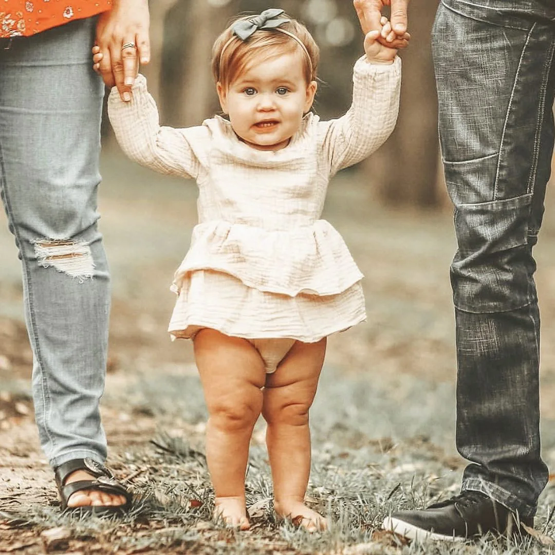 Emmababy новорожденных Одежда для детей и малышей с длинными рукавами для девочек боди гофрированная Роба Базовая классическая одежда осенняя