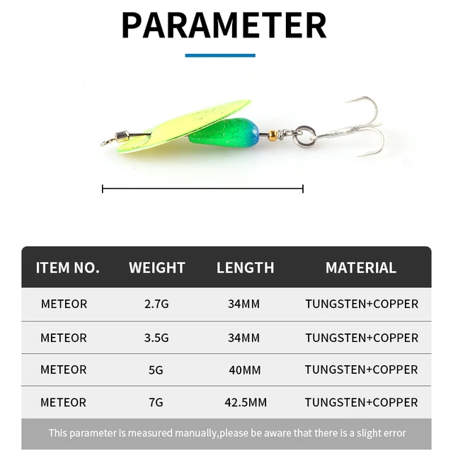 Spinner Baits Fishing Spinners Spinnerbait Trout Lures Fishing Lures With  Box Package For Bass Trout Crappie 3.5g - AliExpress