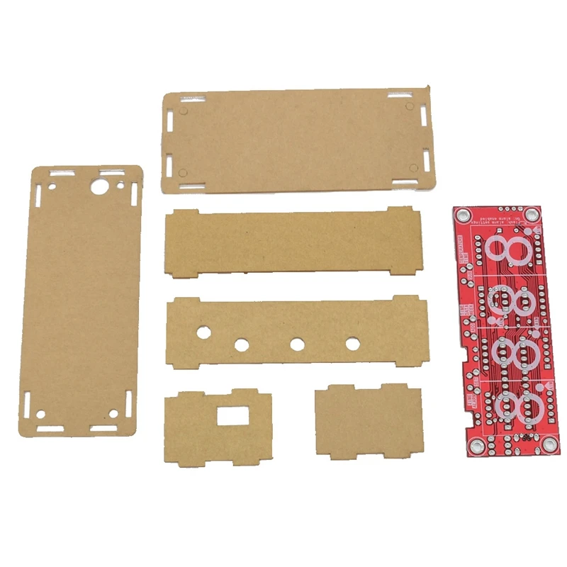 Geekstyle 4-разрядный Ds1302 Led Дисплей Diy Смарт точные часы, набор для самостоятельной сборки с чехлом для Arduino
