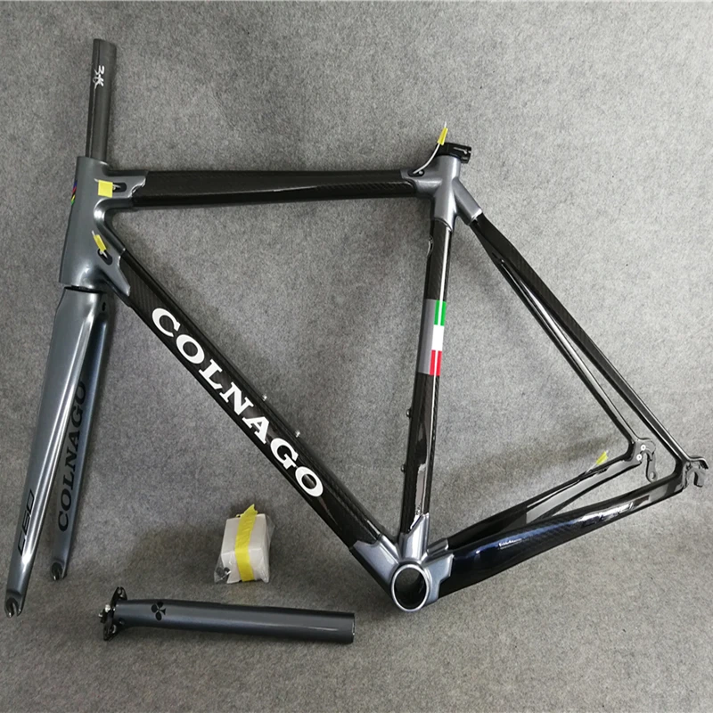 T1000 труба из углеродистого волокна 3K глянцевый серого и черного цветов Colnago C60