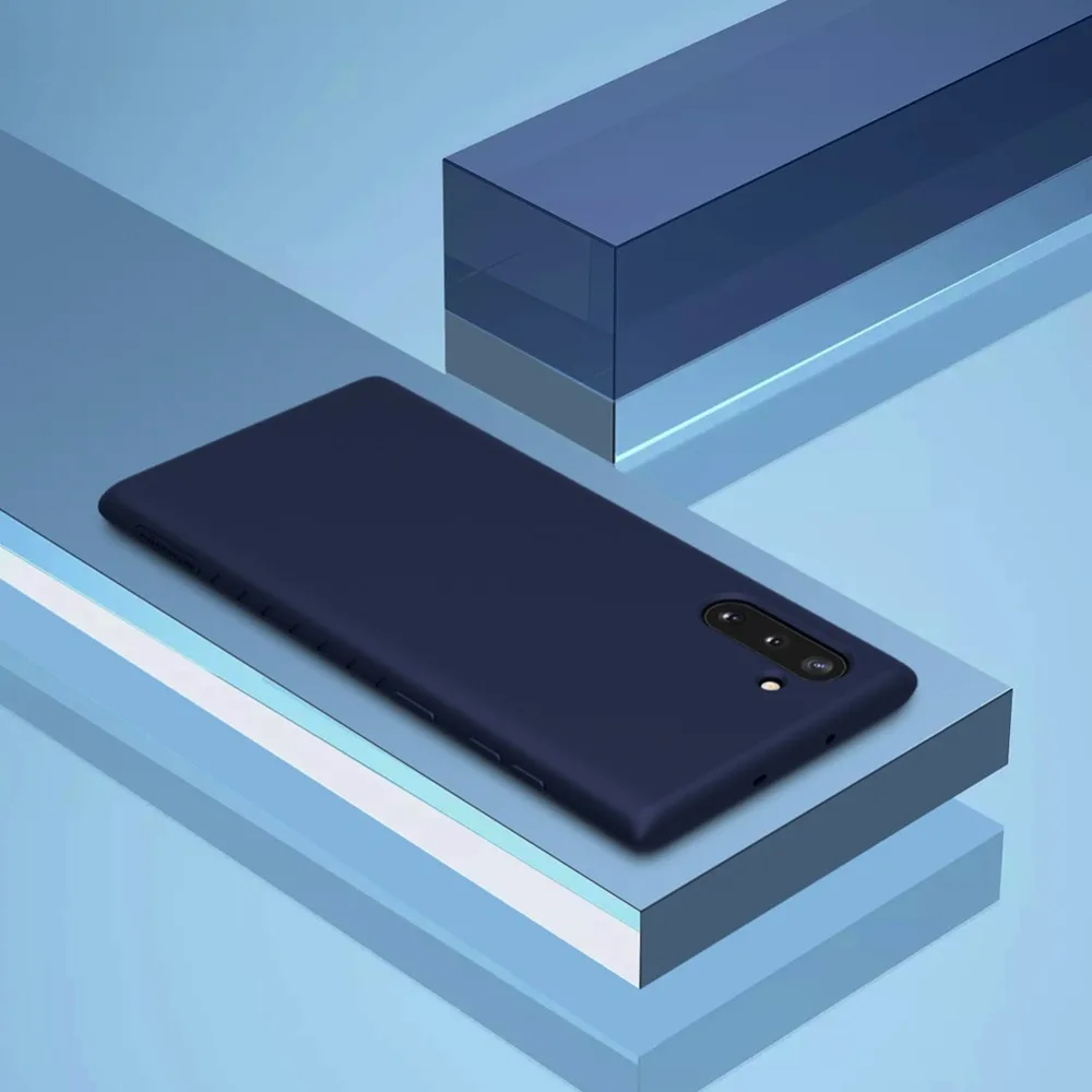 Nillkin прорезиненный ТПУ чехол для samsung Galaxy Note 10 Чехол резиновый на резьбе жидкий силиконовый мягкий сенсорный задняя крышка для Note 10 5G