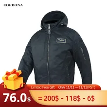 CORBONA Autumn Bomber Jackets Casual Windproof Air Force Male Baseball Military Man's Winter Coat Hiphop Street Homme Parka 2021