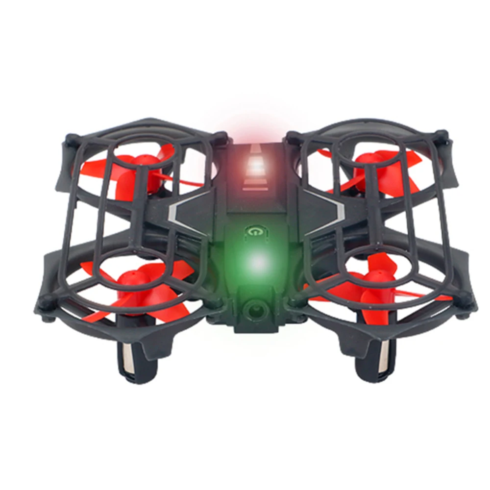3D флип Безголовый режим RC игрушка Дрон H36 мини-Квадрокоптер 2,4 г 4CH 6-осевой Скорость подарок RTF инфракрасный свет самолета электромобиль J74 - Цвет: Black
