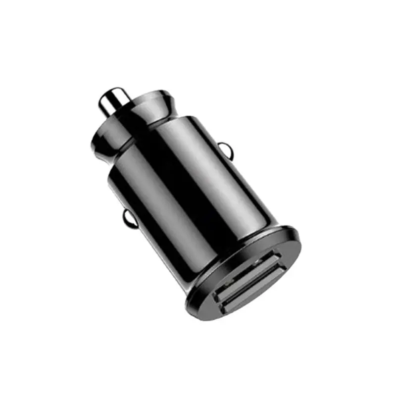black Двойной USB 3.1A автомобильное зарядное устройство Быстрая Зарядка адаптер для IPhone для Android для IPad - Цвет: black