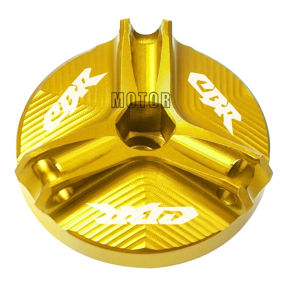 Gold Для Honda CBR900RR/CBR929RR/CBR954RR/CBR1000F/CBR1000RR/CBR1100XX M20* 2,5 масляный наполнитель для мотоцикла колпачок Заглушка Крышка моторного масла - Цвет: Gold