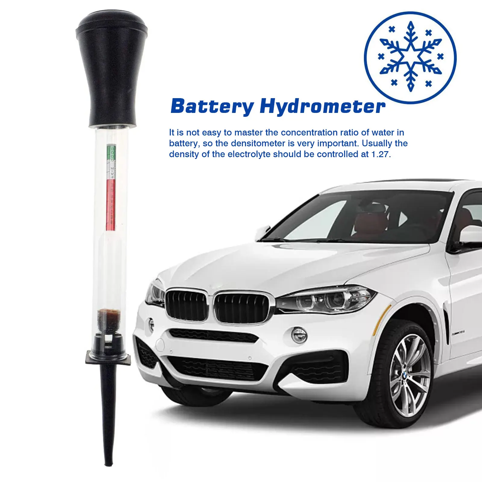 Automotive Battery Hydrometer Grasp Ratio of Electric Water Measure
