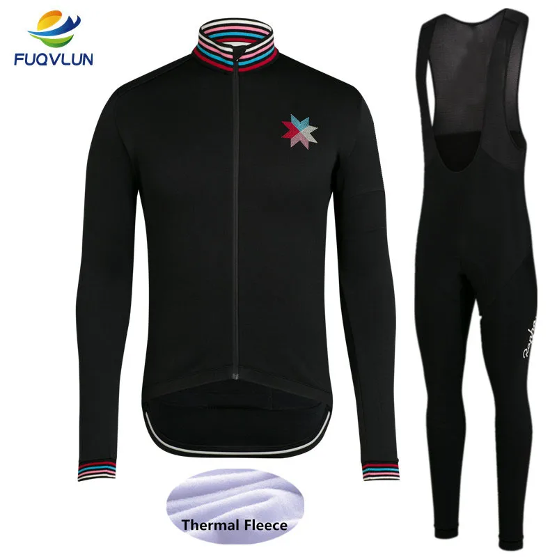 Зимний термальный флис RCC майки для велоспорта комплект Майо Ropa Ciclismo Invierno MTB Одежда для велоспорта спортивная одежда# G3F6