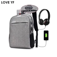 Женский рюкзак для ноутбука с защитой от кражи и паролем, мужская деловая дорожная сумка с USB, mochilas escolares para adolescentes hombre