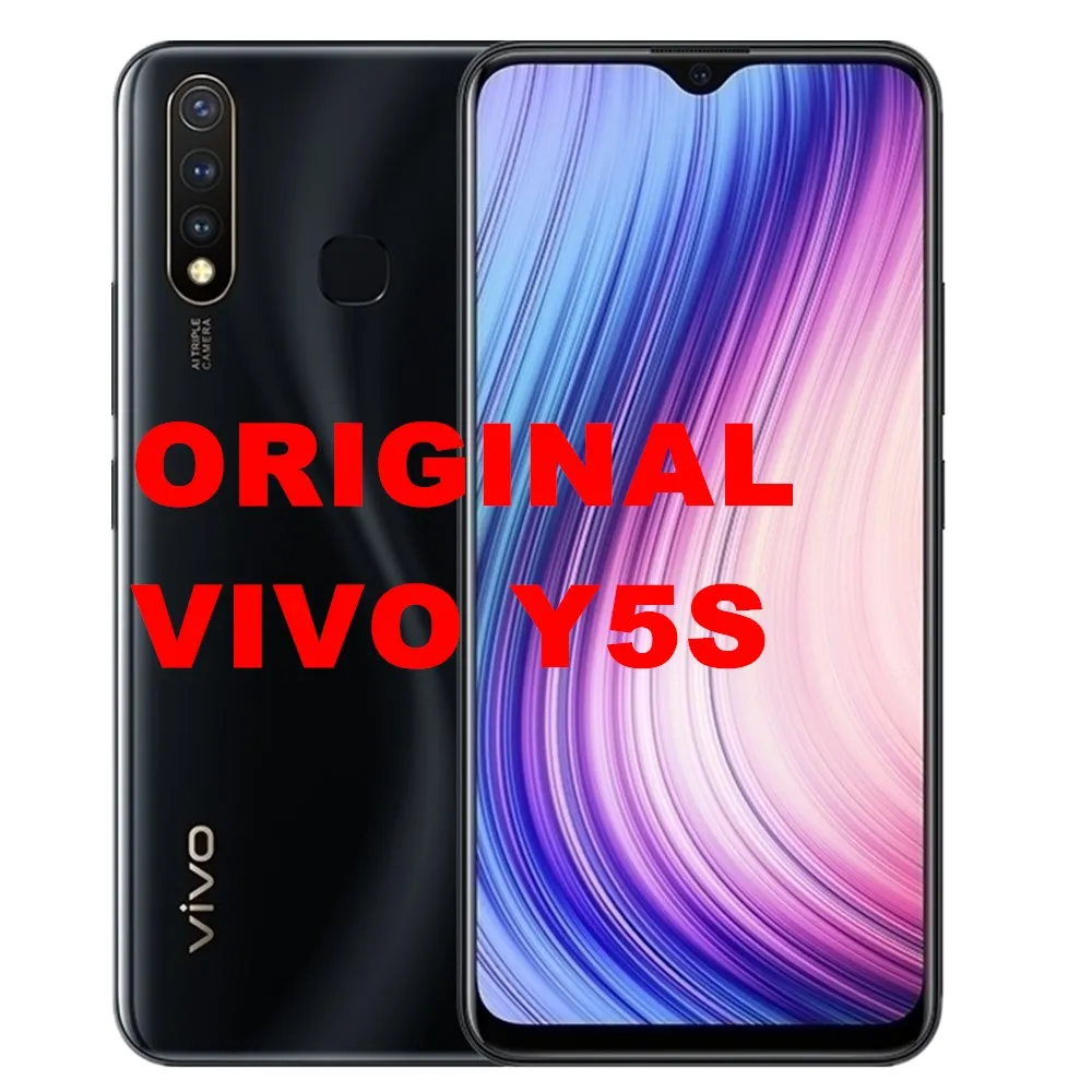 Мобильный телефон Vivo Y5S 4G LTE на базе Android 9 0 Helio P65 экран 6 53 дюйма IPS 2340x1080 ГБ ОЗУ 128 Гб