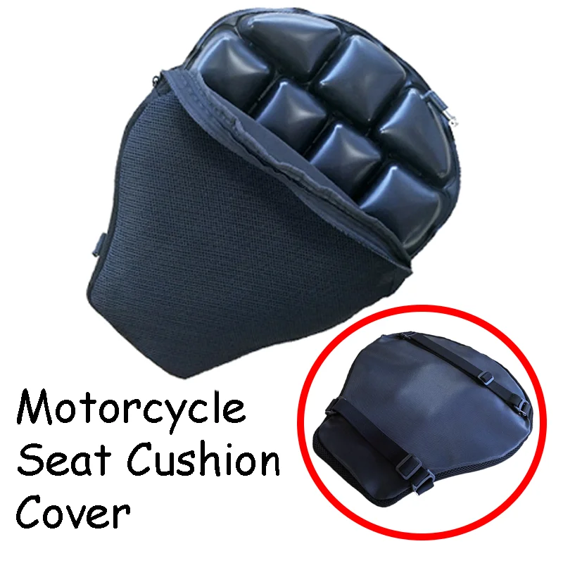 

Honeycomb Mesh Sunscreen Breathable Non-slip Shock Absorption Motorcycle Seat Cushion Cover For 13 Grids