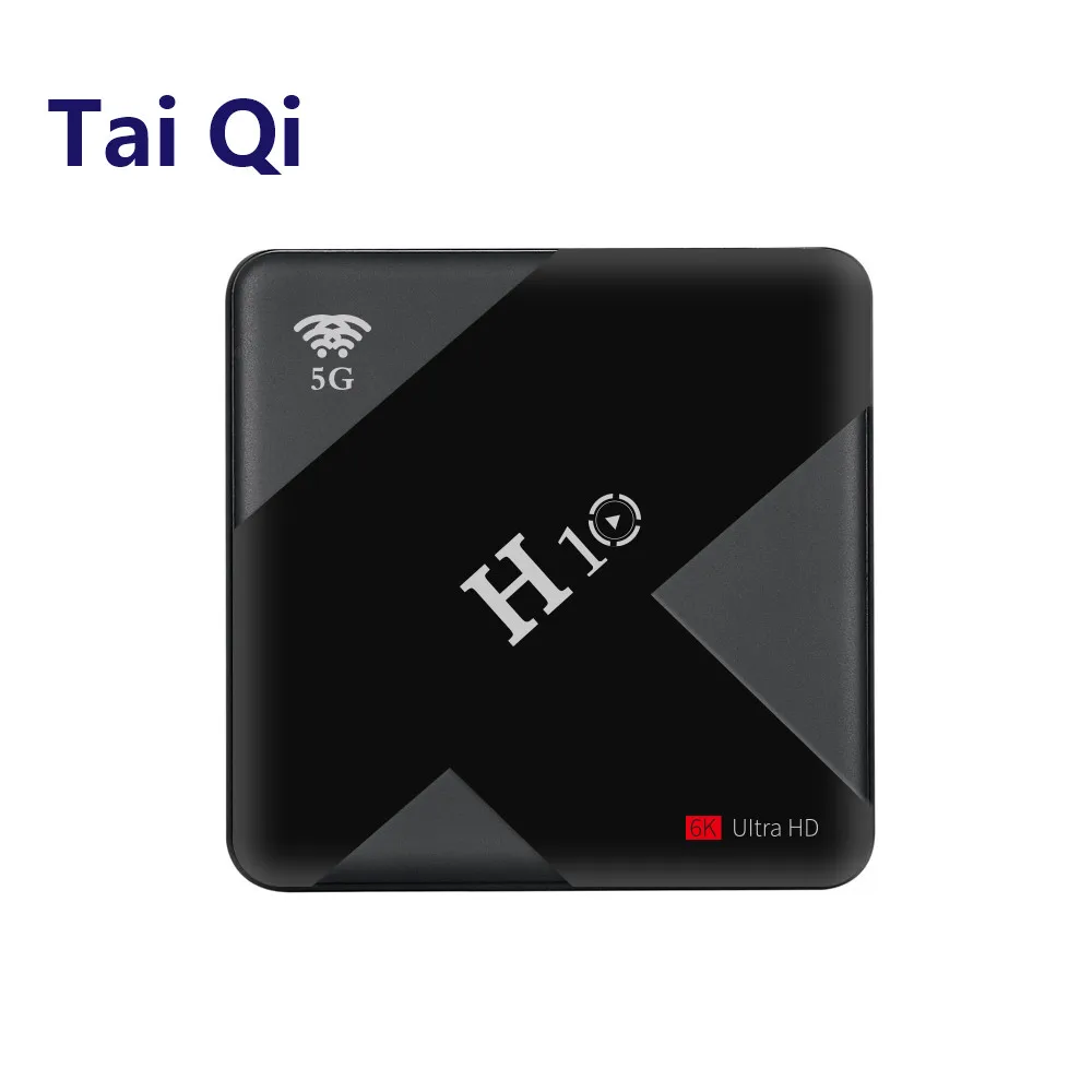 

H10 Allwinner H6 Android 9.0 os Set-Top Box HD Max 6K pixel 2.4G&5.8G Dual Wifi Quad Core 4GB 32GB/64GB USB 3.0 Media Player