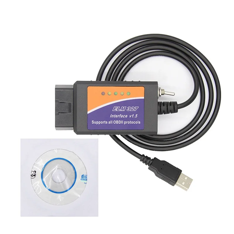 ELM327 V1.5 PIC18F25K80 для FORScan ELM327 USB для Ford Forscan foccus ELM327 V1.5 USB переключатель OBD2 автомобильный диагностический сканер инструмент