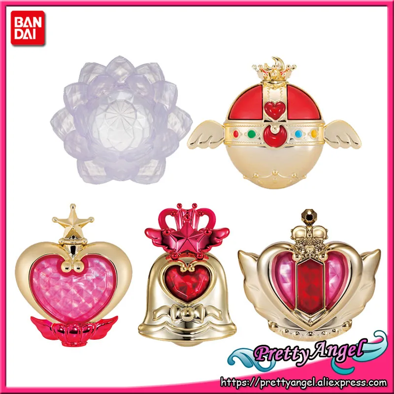 PrettyAngel- Bandai Сейлор Мун 20th юбилей брошь Gashapon Компактное Зеркало Набор - Цвет: C