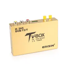 338 автомобильный мобильный цифровой ТВ-тюнер HD ТВ DVB-T2 приемник HEVC H.265 H.264 HDMI USB для автомобиля мультимедийный плеер Пульт дистанционного управления