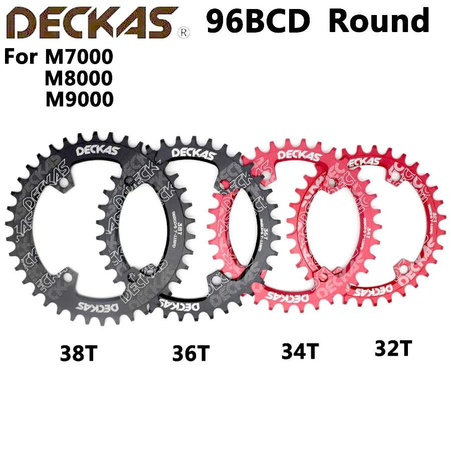 Deckas круглая Звездочка 96BCD для горного велосипеда BCD 96 32T 34T 36T 38T кривошипная