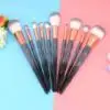 

10PCS Make Up Foundation Eyebrow Eyeliner Blush Cosmetic Concealer Brushes j218