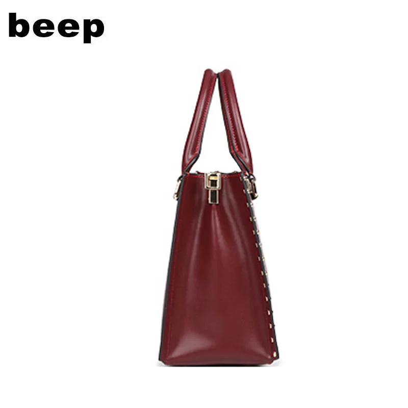 BEEP, модная женская сумка, дизайнерские сумки, известный бренд, женские сумки, новинка, роскошные сумки, женские сумки из воловьей кожи, сумка-тоут
