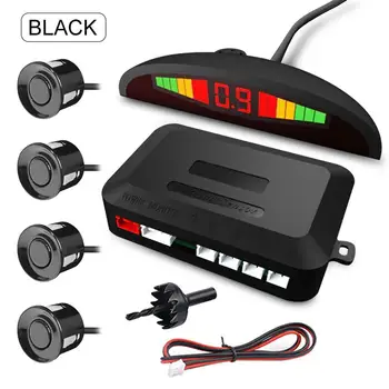 

Car Auto Vehicle Reverse Backup Radar System with 4 Parking Sensors Distance Detection + LED Distance Display + Sound Warning
