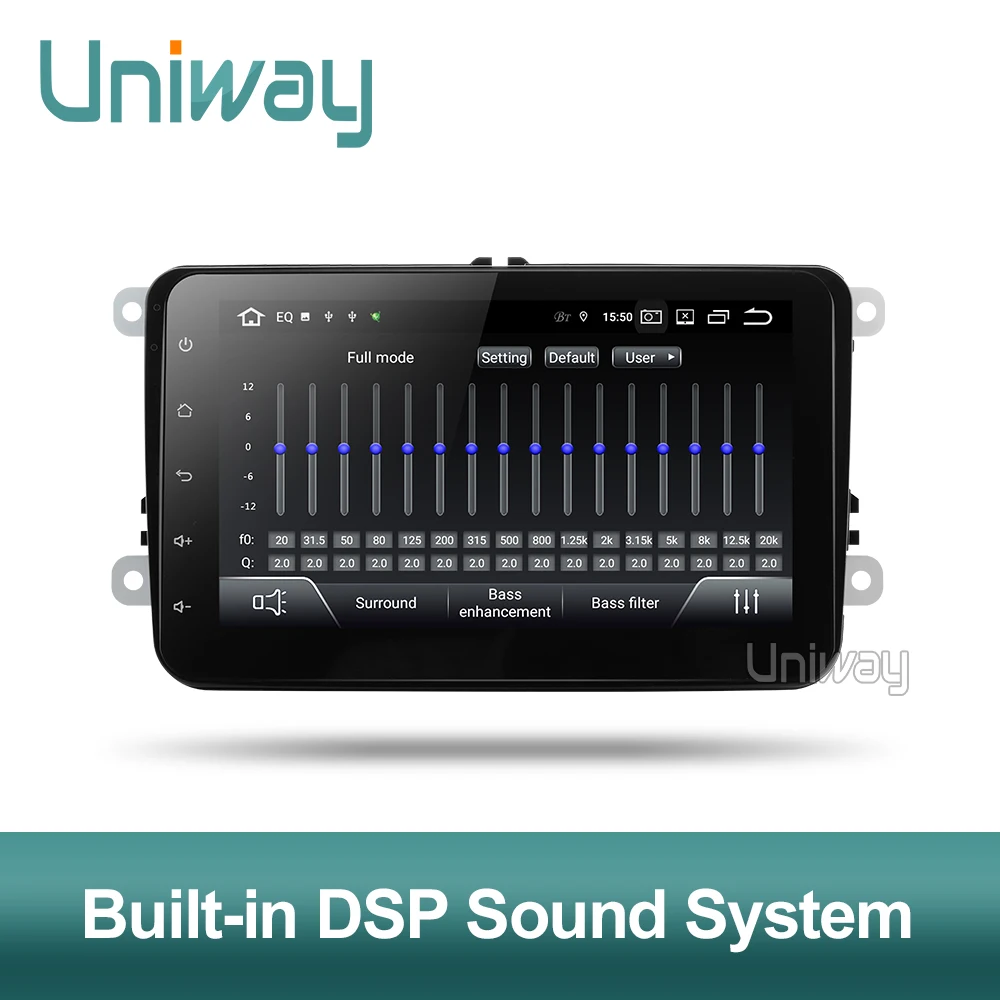 Uniway PX6 Android автомобильный dvd gps навигатор для Volkswagen VW golf passat b6 B7 Touran polo Tiguan skoda octavia автомобильный dvd-плеер