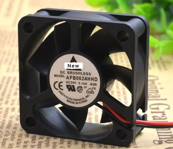

For DELTA AFB0524HHD 8J28 DC 24V 0.14A 50X50X20mm Server Cooling Fan