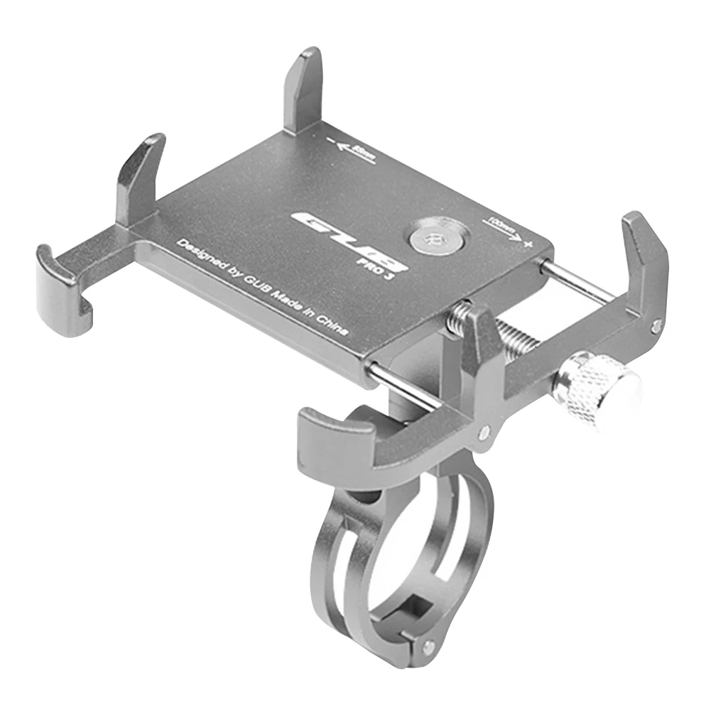 

Easy Install Multifunction Mobile Phone Holder Rack Sports Aluminum Alloy Fixing For Motorcycle Bicycle Bracket Solid Universal