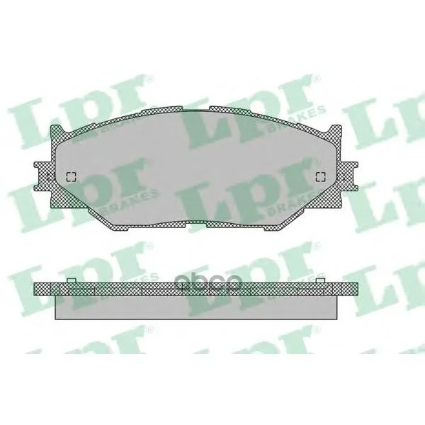 Колодки Тормозные Lexus Is220/Is250 05- Передние Lpr 05p1412 Lpr арт. 05P1412