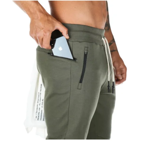 Г.; nuevos pantalones de algodón para correr mallas para hombres calzas deportivas entrenamiento pantalones de Chantal para hom