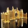 MMZ MODEL NANYUAN 3D Metal puzzle The Atlantis Hotel Dubai architecture Puzzle DIY 3D Laser Cut Model puzzle toys for adult 3