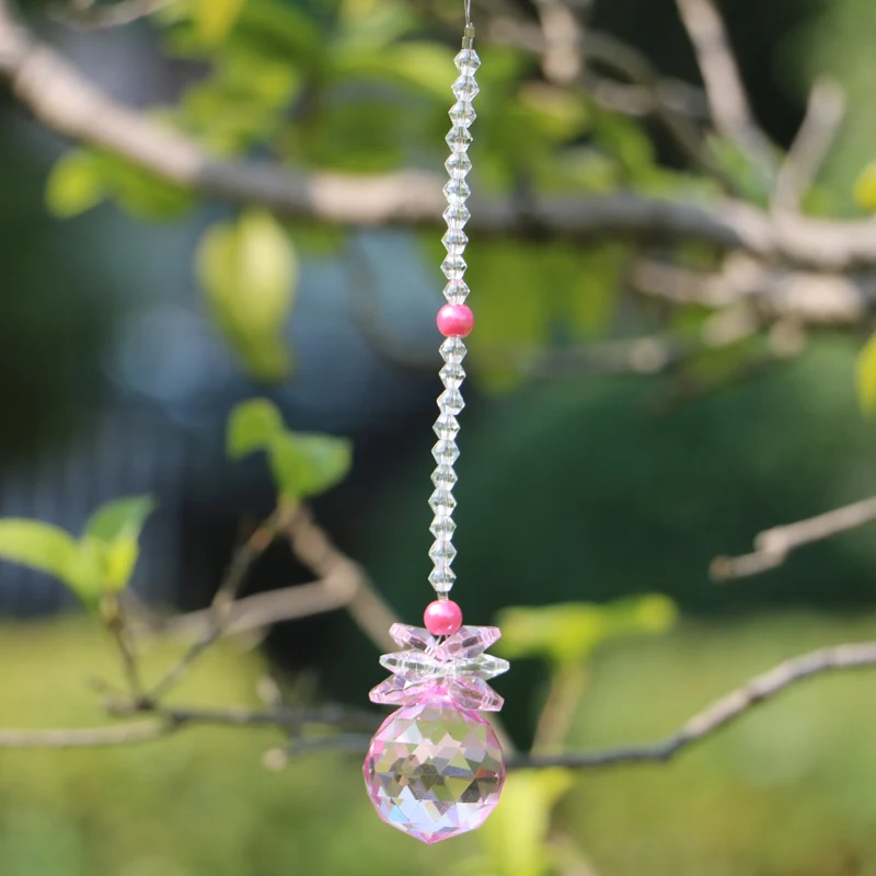 1 шт. Chakra Suncatcher Хрустальный фэншуй-шарик подвесная люстра Призма кулон Свадебный оконный орнамент