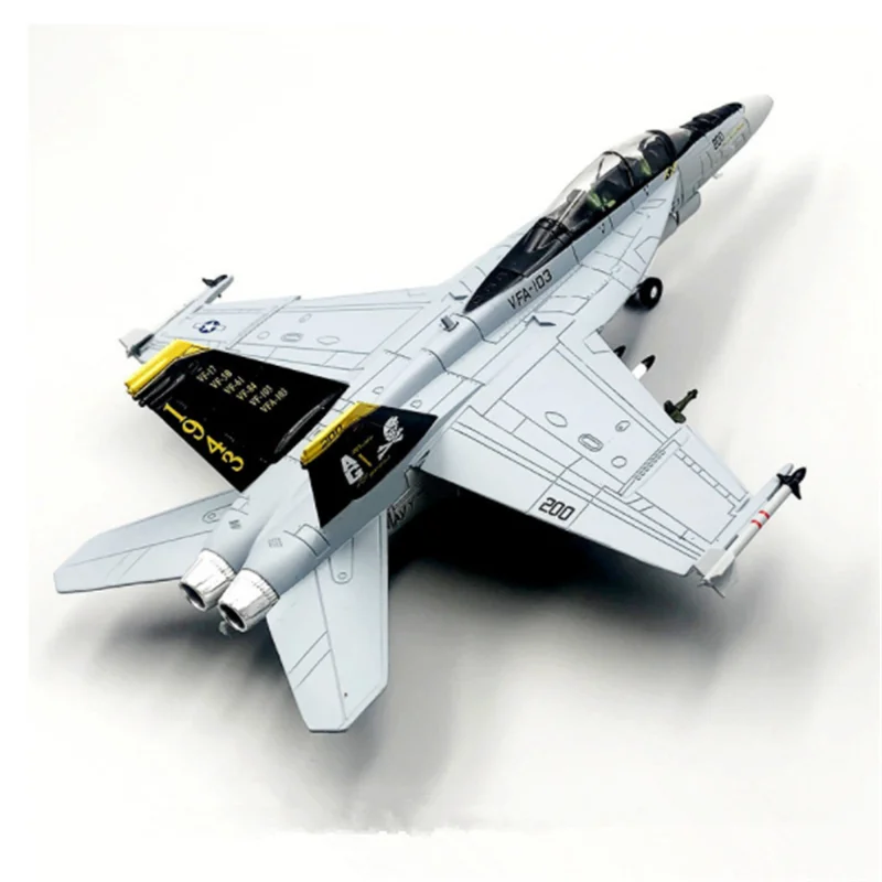 Коллекция 1:100 масштаб F/A-18F на основе носителя истребитель супер hornet модель самолета литой Сплав дисплей самолета для взрослых