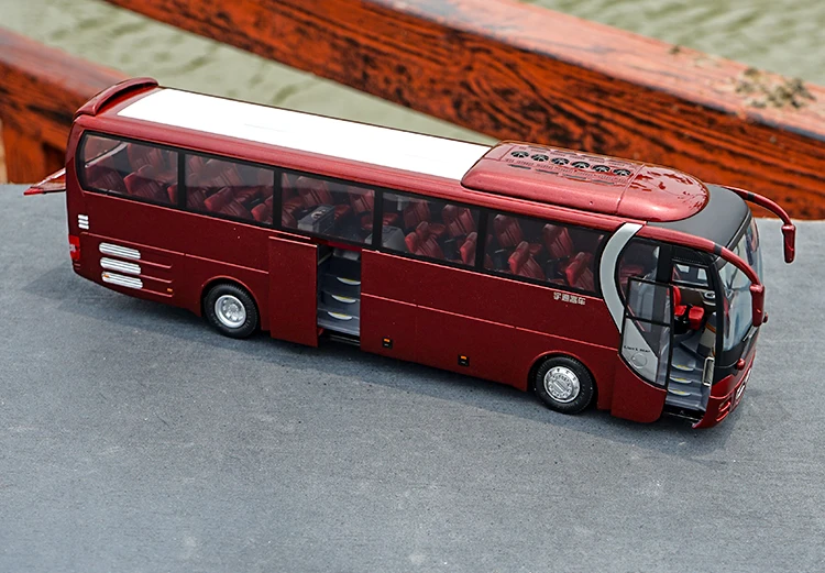 1:43 Масштаб человек Львиная звезда литья под давлением автобус модели игрушки YuTong автобус ZK6120R41 оригинальная коробка