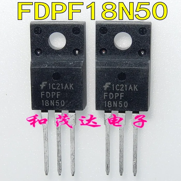 5 шт./FDPF18N50 TO-220F 18N50 500V18A TO220F