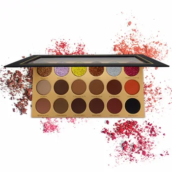 

18-color eyeshadow pearlescent matte window opening custom glitter glitter eyeshadow without LOGO