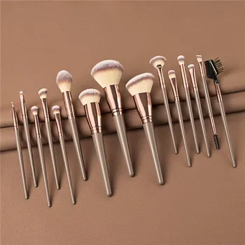 

15pcs/set Makeup Brushes Set For Foundation Blush Eyeshadow Concealer Powder Lip Make Up Cosmetics Brush Makeup tools T15028