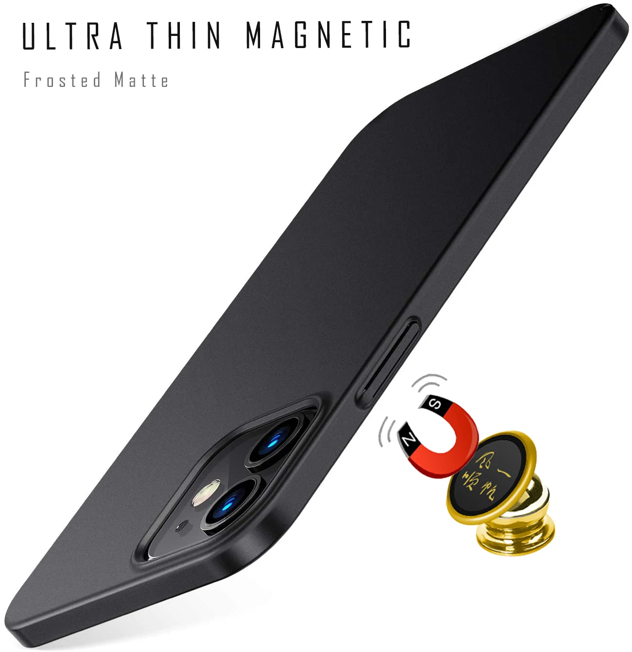 Чехол для iPhone 12 13 Mini 11 Pro Max XR XS X 8 7 6 6s Plus SE 2020 ультратонкий магнитный матовый |